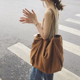 Large Capacity Women's Vintage Canvas Tote Bag