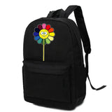 Canvas Shoulder Backpack Daisy Print Youth Sport Casual Male Travel Camping