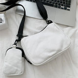 Canvas Shoulder Bag Casual Crossbody Bag Women Side Female Satchels Girls Studen