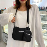Canvas Shoulder Bag Casual Crossbody Bag Women Side Female Satchels Girls Studen