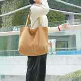 Casual Japanese Canvas Shoulder Bag Large-capacity Handbag