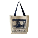 Canvas Shoulder Bag Casual Print Large Capacity Shopping Tote