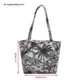 Embroidery Pattern Clutch Canvas Shoulder Bag