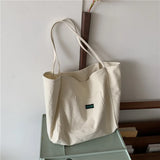 Canvas Large-capacity Shoulder Bag Tote Handbag