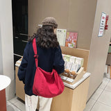 Canvas Shoulder Bag Women Casual Purses Crossbody Travel Handbags