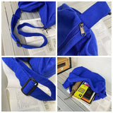 Canvas Shoulder Bag Women Casual Purses Crossbody Travel Handbags