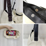 Canvas Shoulder Bag Student Messenger Tote Bag Japanese