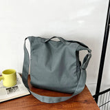 Canvas Shoulder Bag Handbag for Women Casual Tote Eco Crossbody Bag