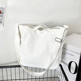 Canvas Shoulder Bag Handbag for Women Casual Tote Eco Crossbody Bag
