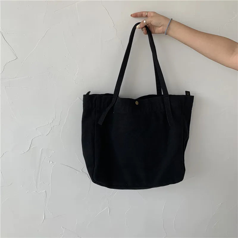 Canvas Shoulder Bag Handbag Large Capacity