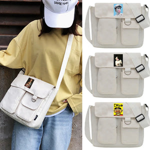 Canvas Shoulder Bag Student Postman Female Wear-resistant Bag