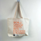 Korean Canvas Shoulder Bag for Women Large Tote Shopper Bags Handbag