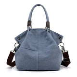 Canvas Shoulder Bag for Women Large Capacity Casual Messenger Bag