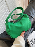 Canvas Shoulder Bag for Women Casual Zipper Handbags Tote Shopper Travel Totes