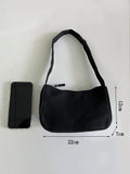 Canvas Shoulder Bag for Women Casual Zipper Handbags Tote Shopper Travel Totes