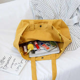 Canvas Shoulder Bags Casual Eco-friendly Large Capacity Tote Bag