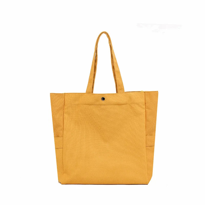 Canvas Shoulder Bags Casual Eco-friendly Large Capacity Tote Bag