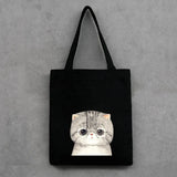Cartoon Cat Shoulder Bag Tote High Handbag Women
