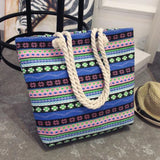 Canvas Shoulder Bags For Women Large Capacity Tote Shopping Beach Bolsa Feminina
