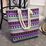 Canvas Shoulder Bags For Women Large Capacity Tote Shopping Beach Bolsa Feminina