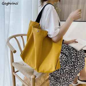 Canvas Shoulder Bags Women School Book Handbags Casual Totes Shopper Bolsa