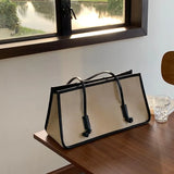 Canvas Shoulder Bags Women Large Capacity Office Ladies Patchwork Handbags