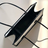 Canvas Shoulder Bags Women Large Capacity Office Ladies Patchwork Handbags