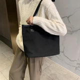 Canvas Shoulder Bags Women Large Capacity Shopping Casual Tote Bag