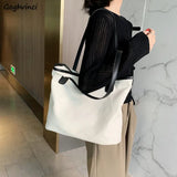 Canvas Shoulder Bags Women Large Capacity Shopping Casual Tote Bag