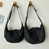 Canvas Shoulder Bags Women Solid Cross Body Large Capacity