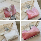 Canvas Shoulder Bags Sweet Print Handbag Japanese Style Tote Mujer