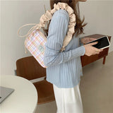 Canvas Shoulder Bags for Women Girl Shopper Handbag