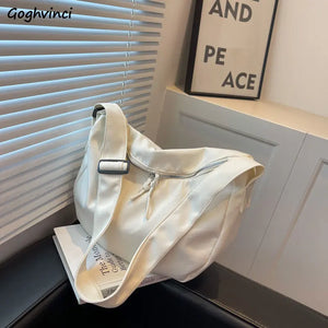 Canvas Shoulder Bags for Women Casual Zipper Large Capacity Handbags