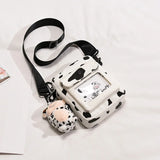 Cartoon Mini Bag for Women Cute Small Crossbody Shoulder Bag with Long Strap
