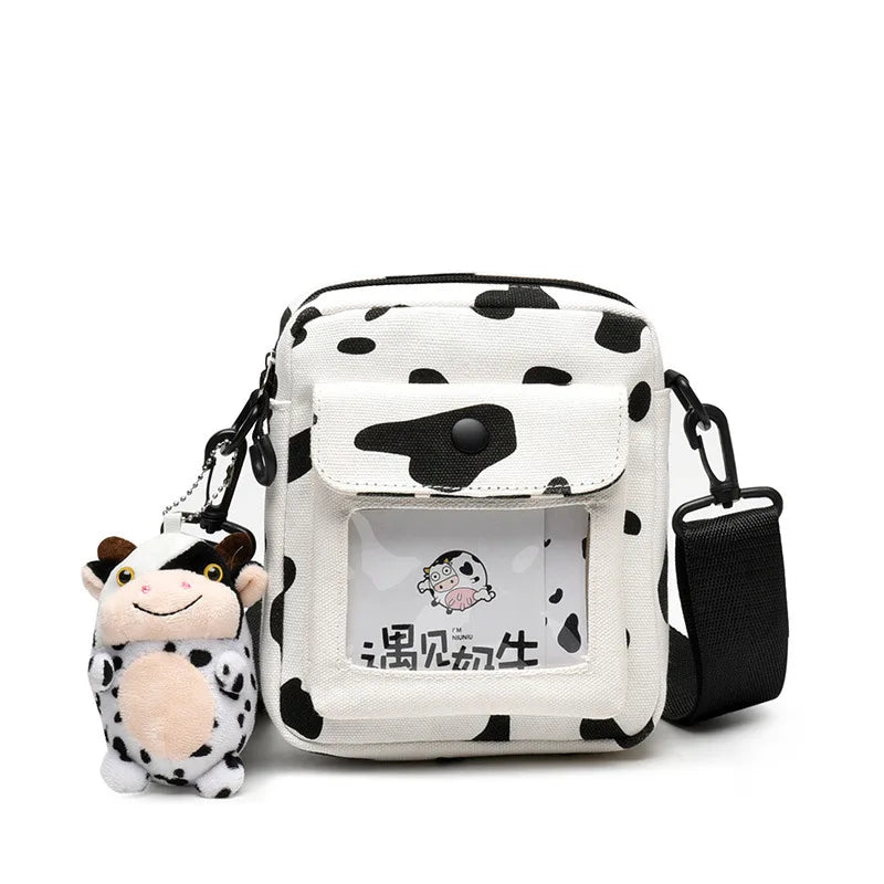 Cartoon Mini Bag for Women Cute Small Crossbody Shoulder Bag with Long Strap