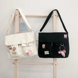 Large Capacity Canvas Shoulder Bag for Women & Men