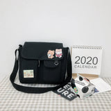 Large Capacity Canvas Shoulder Bag for Women & Men