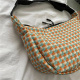 Canvas Shoulder Crossbody Bags for Women Large Satchel Female Shopper Student