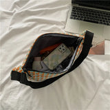 Canvas Shoulder Crossbody Bags for Women Large Satchel Female Shopper Student