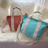 Canvas Shoulder Messenger Bag Large Capacity Women