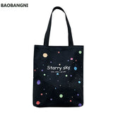 Canvas Shoulder Shopper Bag for Women Large Capacity Ladies Daily Shopping Bags
