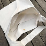 Canvas Shoulder Shopping Bags Harajuku Foldable Travel Totes Bag
