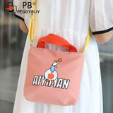 Animal Prints Canvas Shoulder Tote Bag for Ladies Girls School