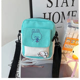Canvas Small Shoulder Bag Mini Crossbody Messenger Women