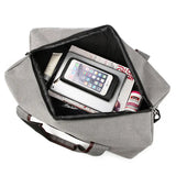 Canvas Travel Bag Handbag Shoulder Messenger Storage Bag Men Women