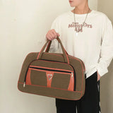 Canvas Travel Bag Durable Duffel Shoulder Weekend Carry Organizer