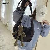 Canvas Large Capacity Shoulder Handbag for Women