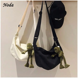 Canvas Large Capacity Shoulder Handbag for Women