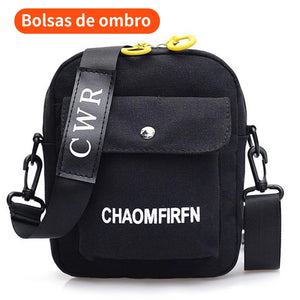 Canvas Small Messenger Bag Women Student Shoulder Crossbody Pouch