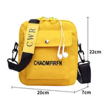 Canvas Small Messenger Bag Women Student Shoulder Crossbody Pouch